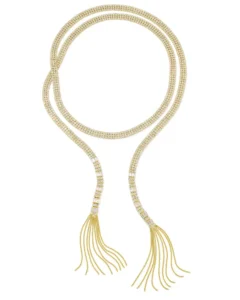 Dolly Parton x Kendra Scott Gold Statement Wrap Necklace, $250.