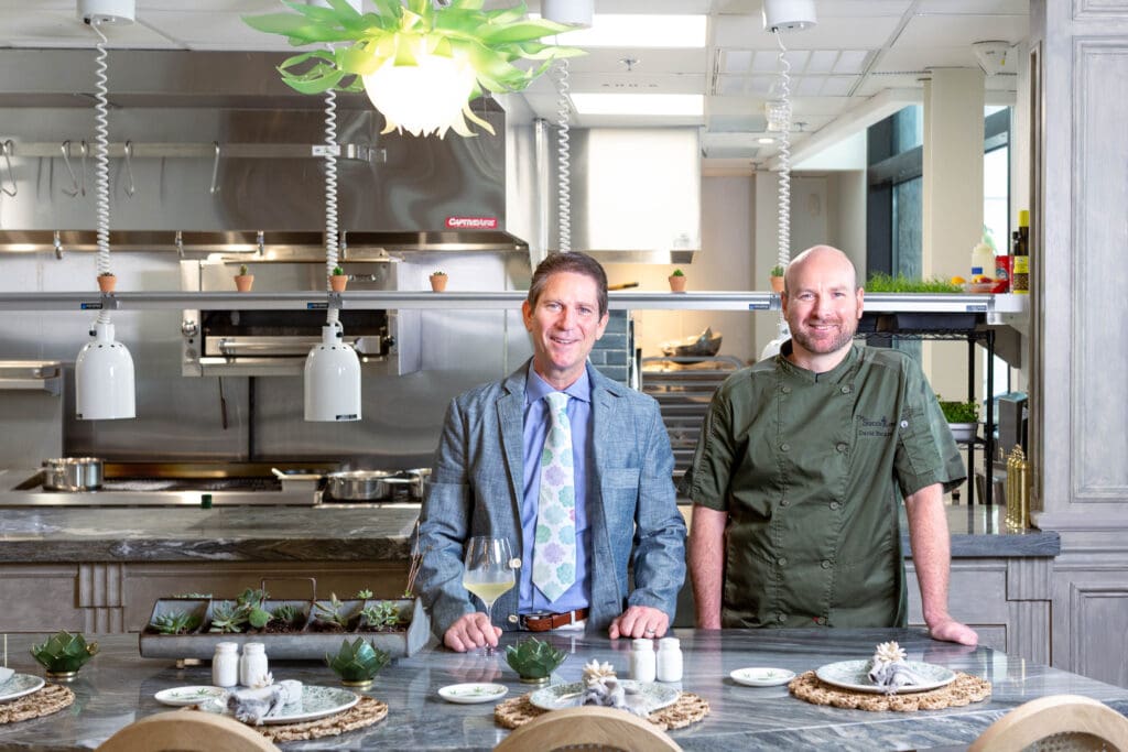 Left: Succulent Fine Dining owner Shawn Virene, Right: Executive Chef David Bucklely. (Photo by Photos by Jenn Duncan)