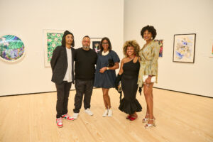 003 CAMH Party 2025_Charlie Ewing_CHP8161 Phillip Pyle II, Robert Pruitt, Ebony McFarland, Alexis Pye, DaLyah Jones