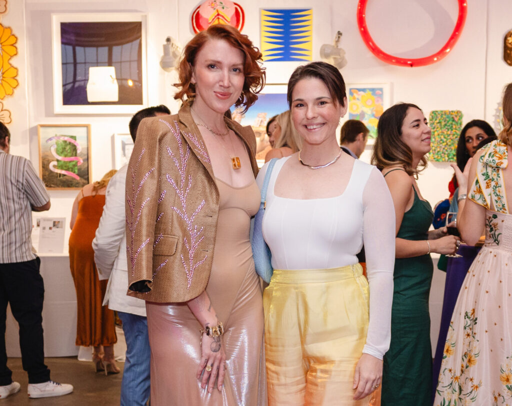 Megan Olivia Ebel, Demi Khan at the 2025 Glasstire Party & Auction (Photos by Jenny Antill Clifton) (Photo by Jenny Antill Clifton )
