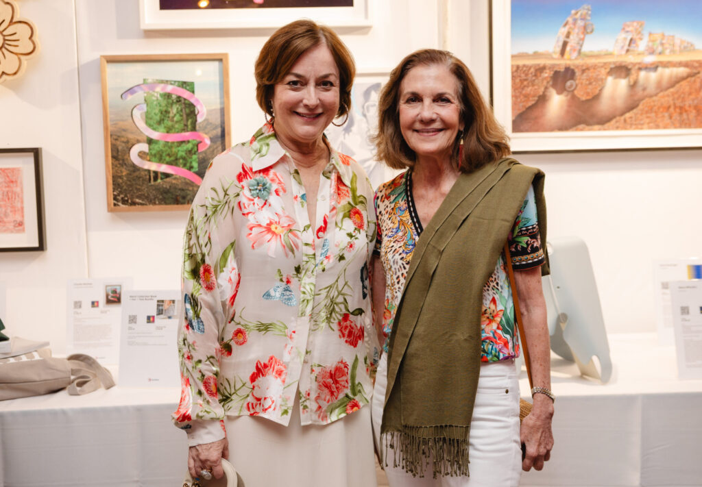 Leigh Smith, Jereann Chaney at the 2025 Glasstire Party & Auction (Photos by Jenny Antill Clifton)  (Photo by Jenny Antill Clifton )