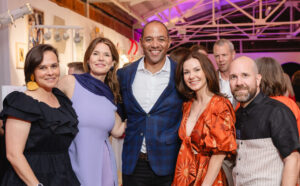 0187-Glasstire Gala-20250503-JT Sarah Labowitz, Jessica Phifer, John McLaughlin, Lisa Rich, Peter Molick