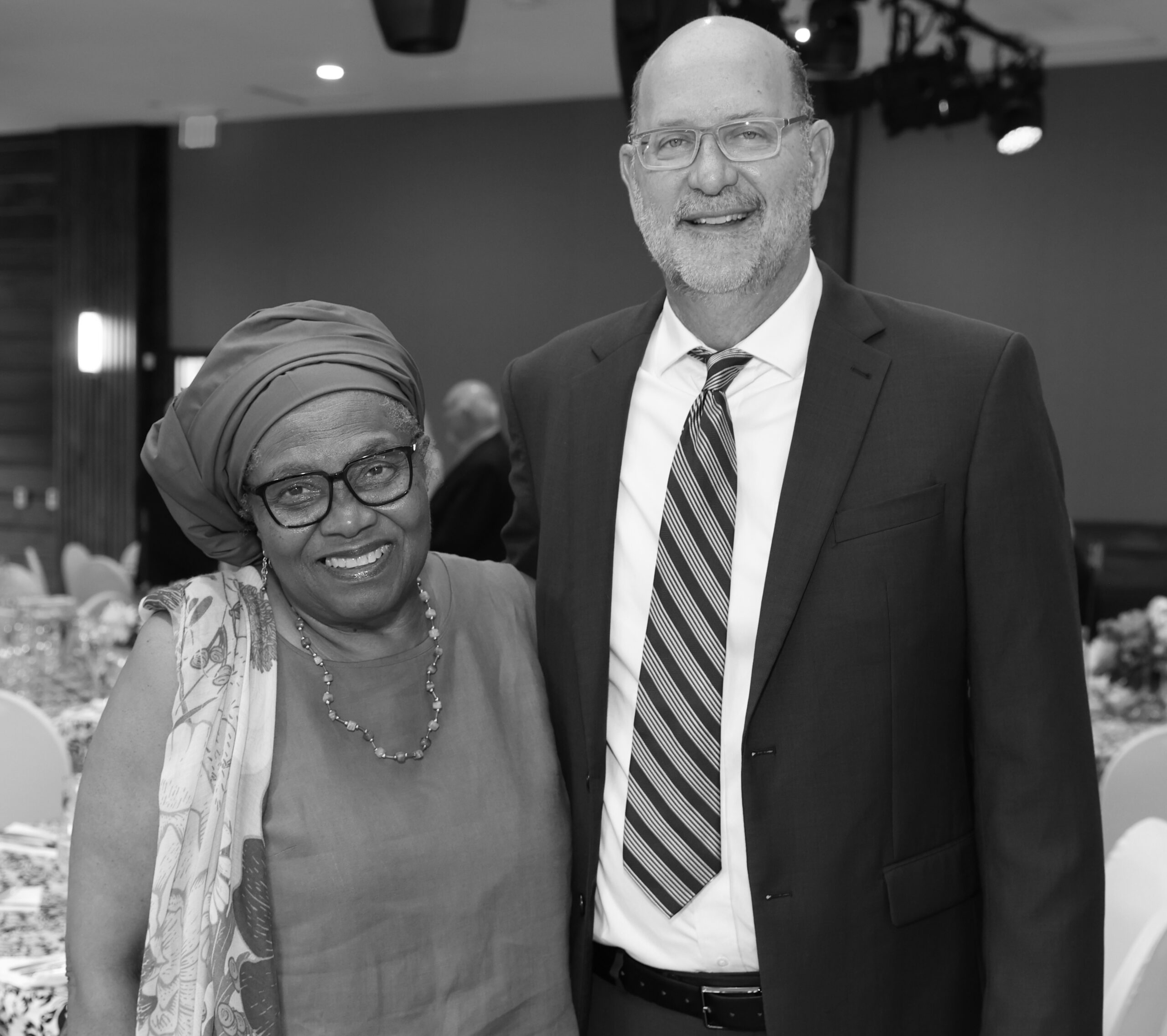 Martha Whiting Goddard, preservation architect of Eldorado Ballroom David Bucek at The Heritage Society 70th Annual Luncheon (Photo by Priscilla Dickson Photography)