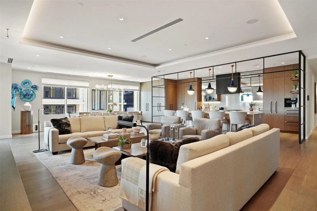 Priced at $4,995,000, 2300 Wolf Street Suite 7CD is a condo in the Stoneleigh Residences that offers three bedrooms and four bathrooms. (Courtesy Keller Williams Realty)