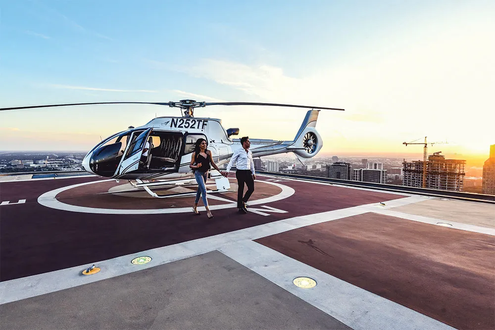 Post Oak Hotel, helicopter pad