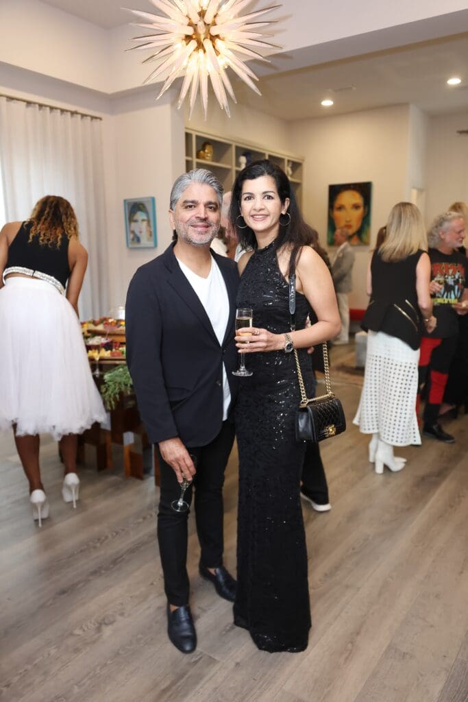 Ahmad & Naureen Malik at the Matt Burrus & Michael Pearce surprise wedding. (Photo by Quy Trand Photography)
