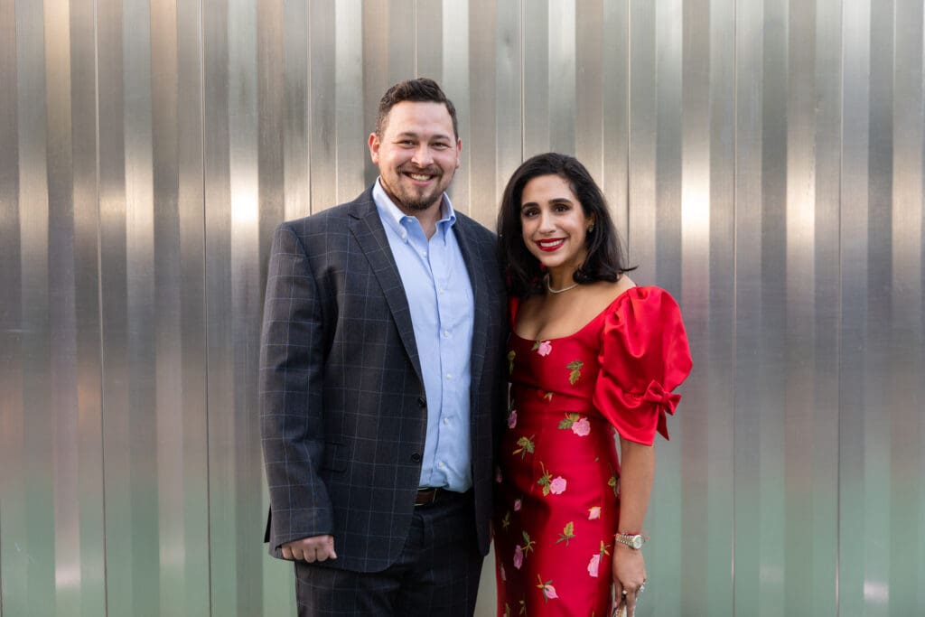Alex Lyos & Mitra Murthy at CAMH Party (Photo by Emily Jaschke)
