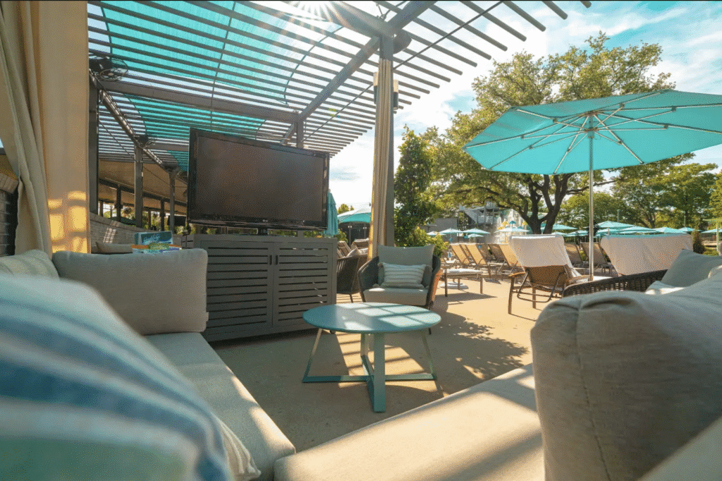 All new luxury cabanas await.