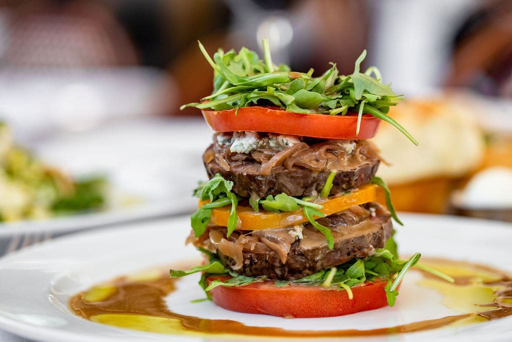 The steak house salad served at B & B Butchers and Restaurant. Photo by Kirsten Gilliam.