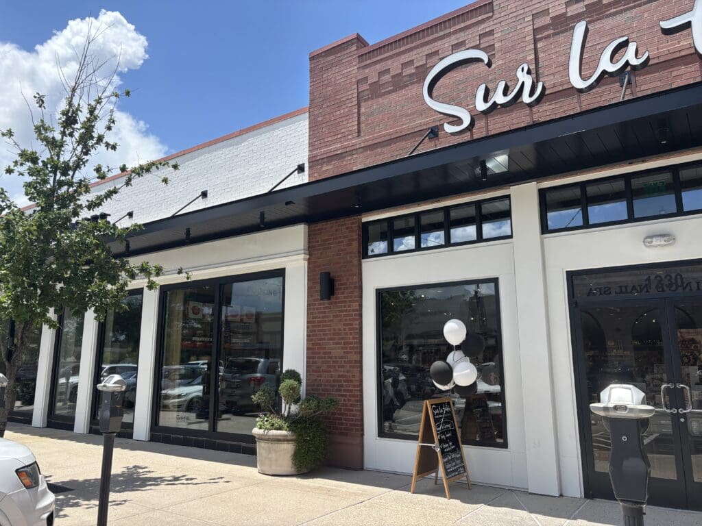 The renovated Sur La Table store is near Yeti, with a new retail space and cooking school. (Photo by Laura Landsbaum)