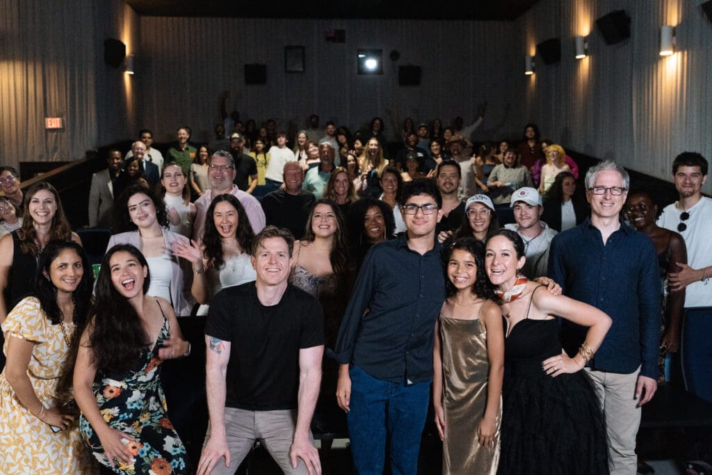 At Sunday’s packed show, Fort Worth Film Commissioner Taylor Hardy thanked the audience and volunteers who made the late afternoon even possible. (Photo by Fort Worth Film Commission)