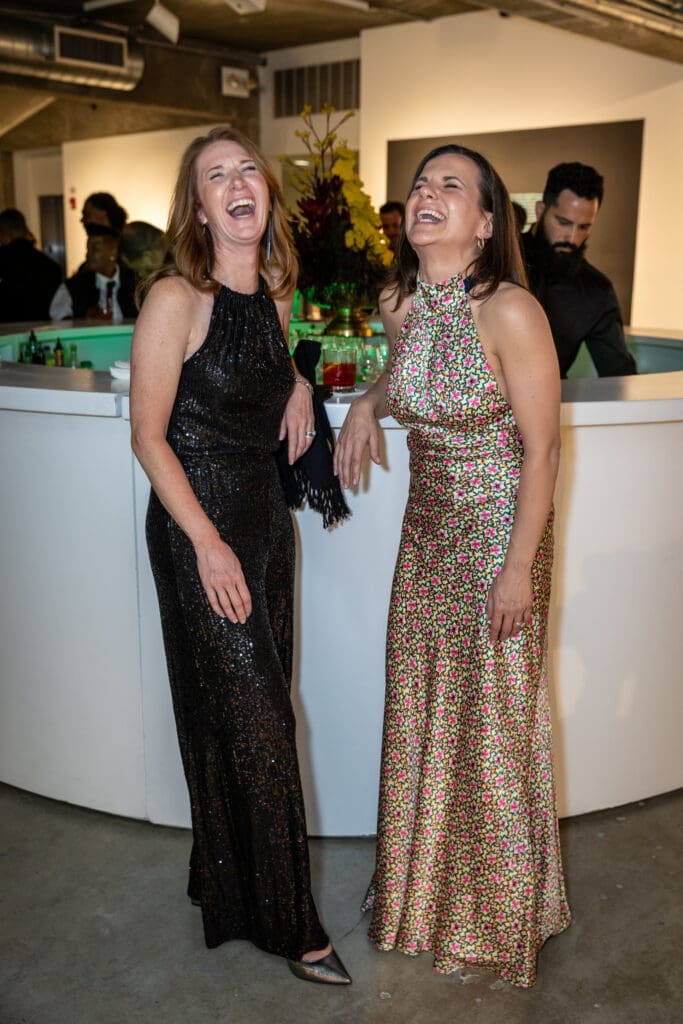 Johanne Gatto, Whiney Guarisco at CAMH Party (Photo by Emily Jaschke)