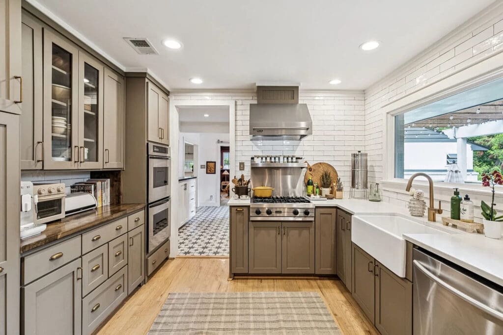 Built in 1952, the 2,931-square-foot house was "completely reimagined" in 2023. (Photo courtesy of Laura Lee Crivello)