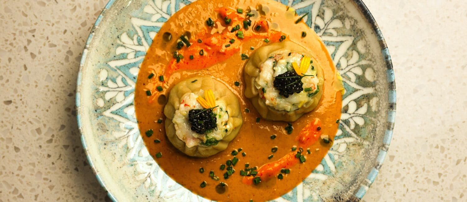 Lobster Dumplings at Kitchen Rumors