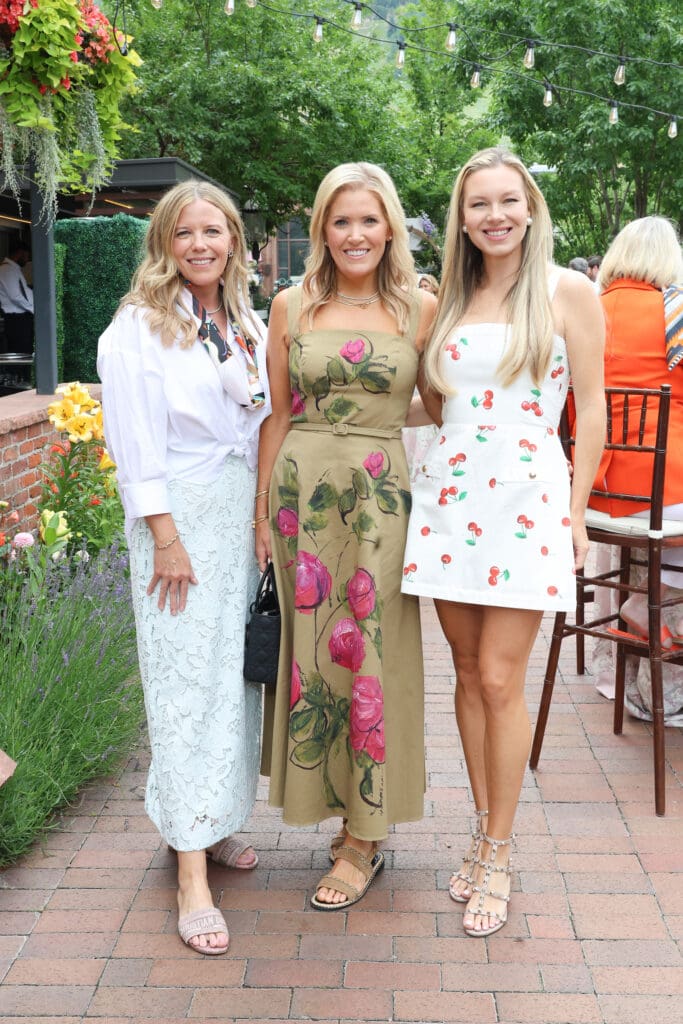 Melissa Sugulas, Amanda Boffone, Audrey White at Elevated Connections in Aspen (Photo by Priscilla Dickson)