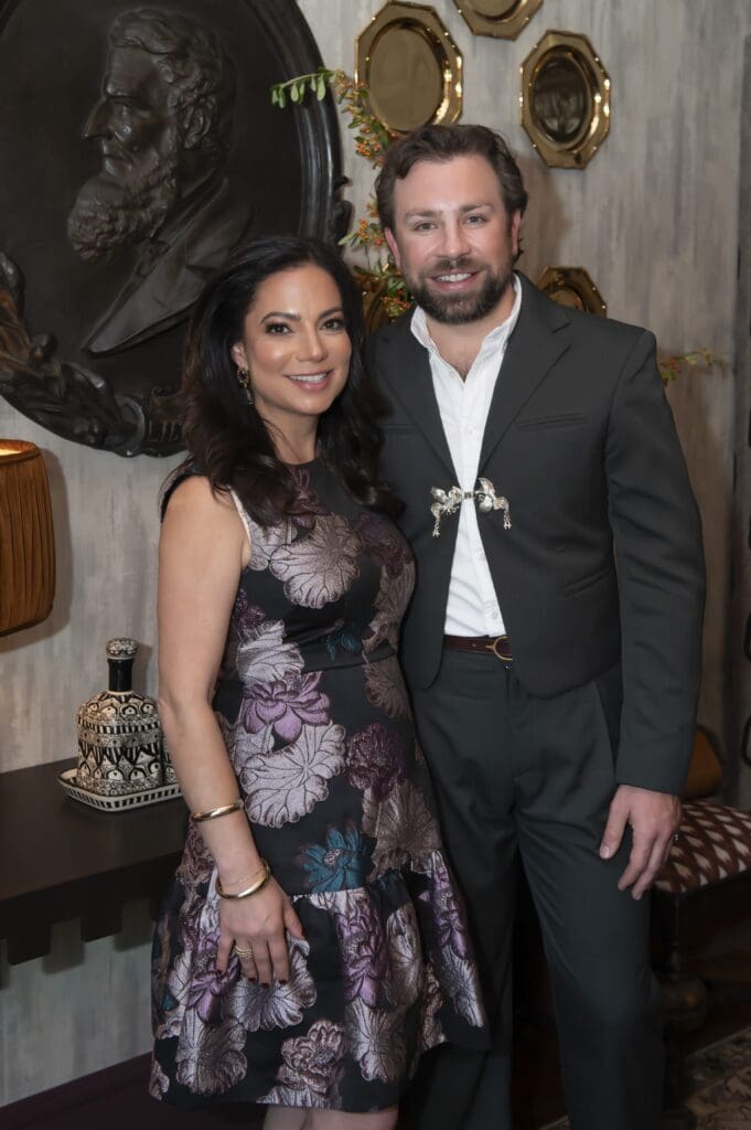 Nazira Handal, Javier Burkle at Kips Bay Decorator Show House Dallas opening in 2024