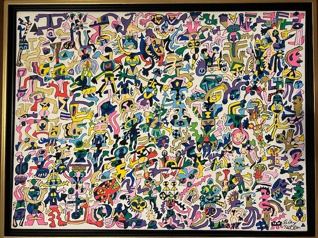 Riley Miller's "Circus Men." (Courtesy Archway Gallery, Houston)