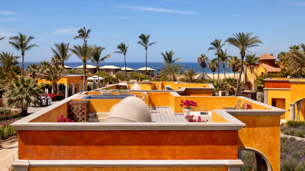 The Rooftop Villas offer a private outdoor space with ocean views. 