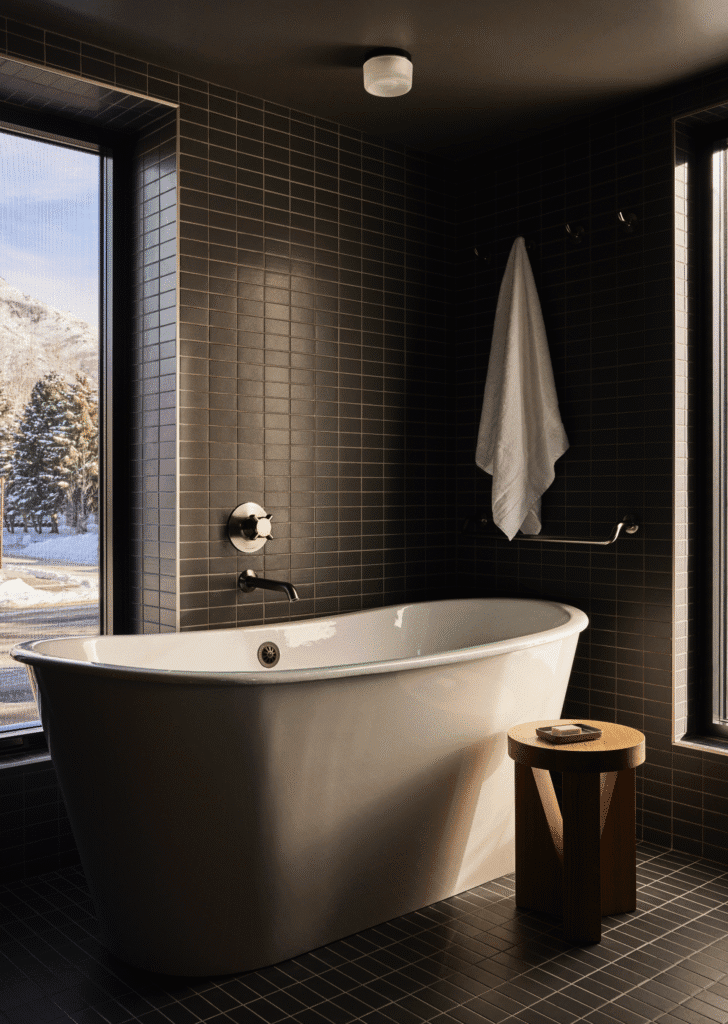 Bathroom at Mollie Aspen (Photo by Nicole Franzen)