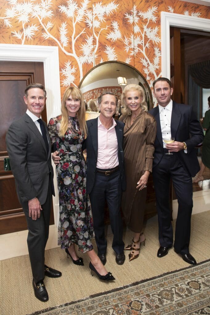 Shelby Wagner, Chesie Breen, Darren Henault, Heather Furniss, Doniphan Moore at Kips Bay Decorator Show House Dallas opening in 2024