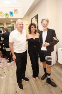 Steve and Christine Johnson, Michael Pearce (Photo by Quy Trand Photography)