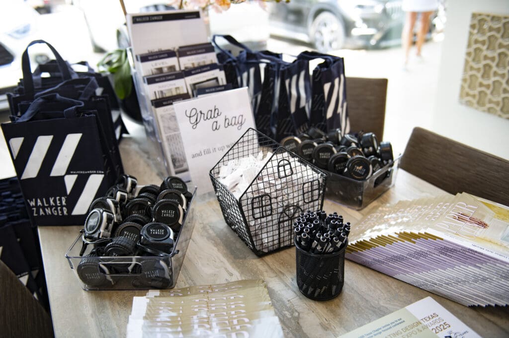 The event was hosted by Walker Zanger in its Dallas Design District Turtle Creek Showroom. (Photo by Tamytha Cameron)
