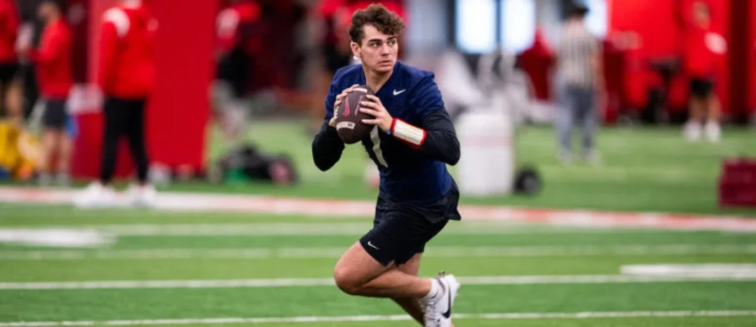 Former Texas A&M quarterback Conner Weigman brings plenty of experience and quarterback intrigue to Willie Fritz’s University of Houston football program. (Photo by UH Athletics)
