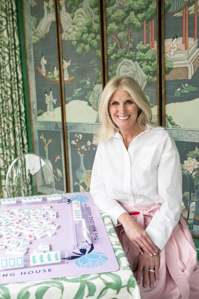 Stacey White has made Mahjong into a profession.