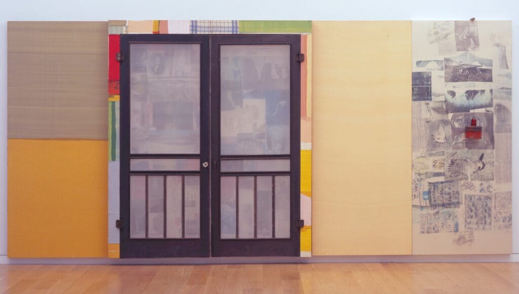 Robert Rauschenberg’s "Whistle Stop (Spread)," 1977, at The Menil Collection (The Modern Art Museum of Fort Worth; Museum Purchase and Commission, The Benjamin J. Tillar Memorial Trust)