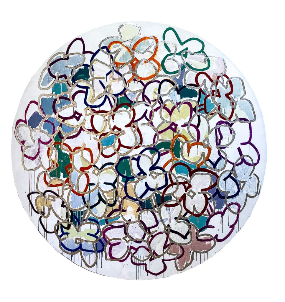 Joe Mancuso's "Bouquet," 2025, at Barbara Davis Gallery