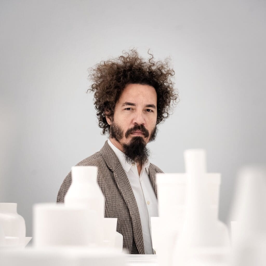 Special project: Artist Reynier Leyva Novo with "Solid Void," 2022, 
at Sicardi | Ayers | Bacino (Photo by Ana Moreira)