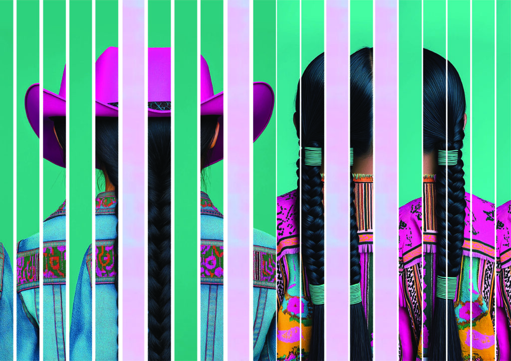 Karen Navarro’s "Chroma Collective," 2025, at Discovery Green