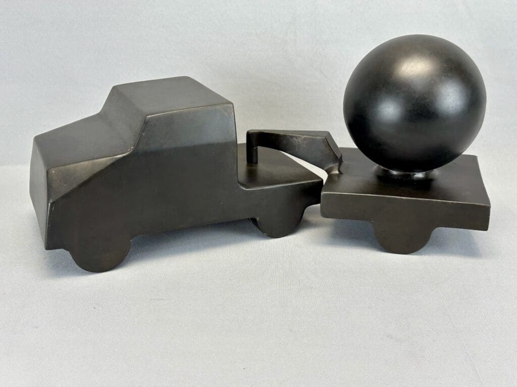 Ed Wilson's "Atlas," 2025, at Redbud Arts Center