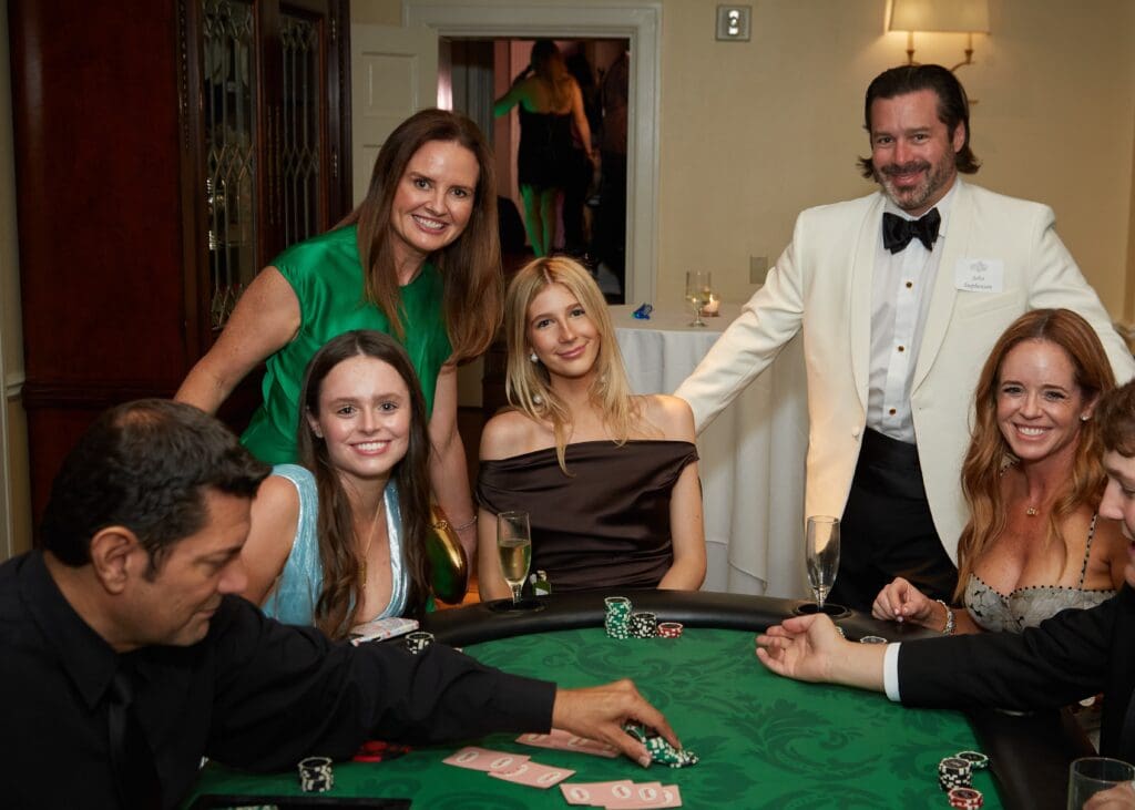 Tessa Stephenson, Waverly Smith (Standing), Lindy Smith, John Stephenson, and Betsy Stephenson (Photo by Gittings)