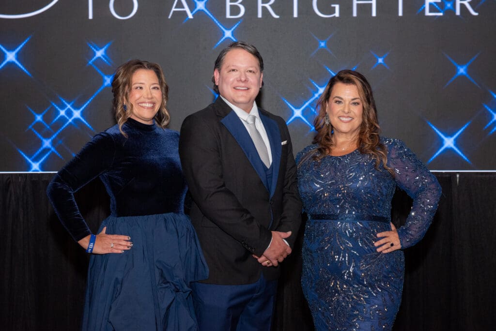 Gala chairs for YES to YOUTH’s Bridgeway to a Brighter Future were Amber Scheer, Evan Berlin and Shannon Regan. 