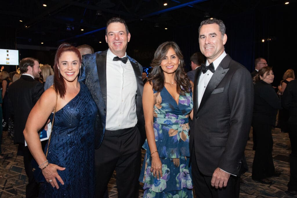 Guests gathered at The Woodlands Waterway Marriott for the YES to YOUTH Bridgeway to a Brighter Future gala.  (Photo by Tara Flannery)