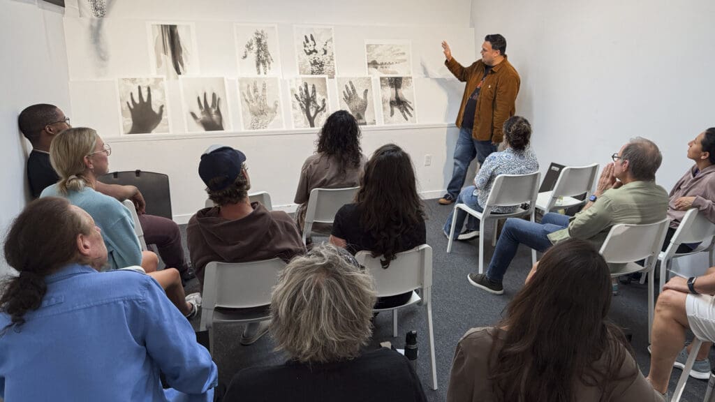 HCP members participate in a Critique Group led by Catherine Couturier, owner of a leading photography gallery in Houston. (Photo courtesy Houston Center for Photography)