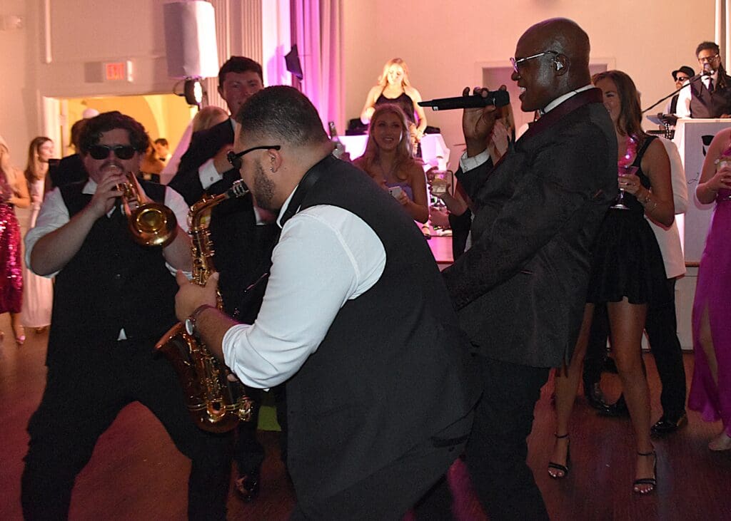 Manhattan Band had guests grooving on the dance floor. (Photo by Deborah Brown)