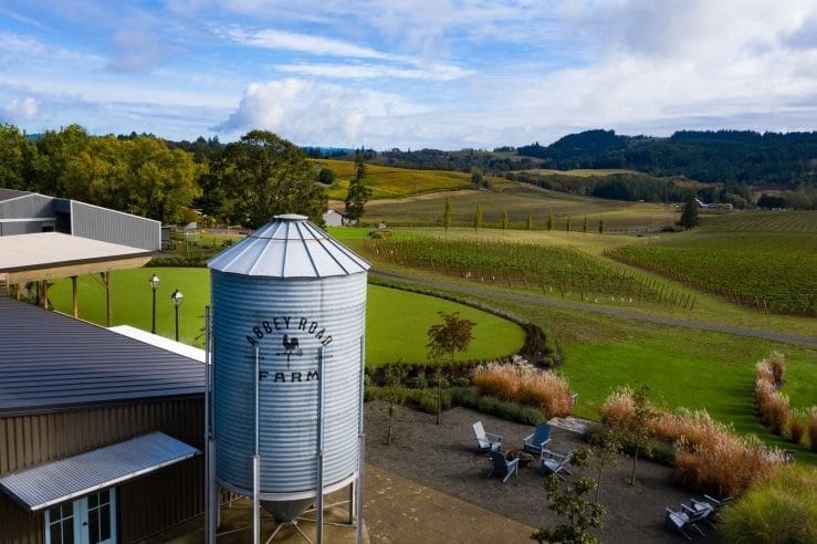 Aligoté  Abbey Road Farms is a winery, a bed and breakfast, and a working farm.