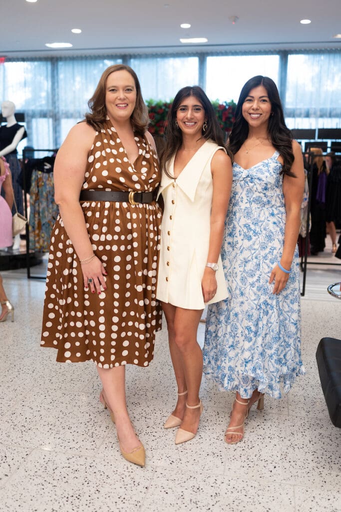 Anna Gryska, Sarika Patel, Victoria Villarreal at Women of Wardrobe (Photo by Daniel Ortiz)
