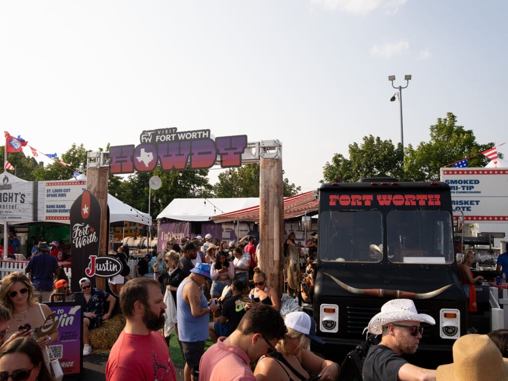 Visit Fort Worth has sponsored pop-up events throughout the country at festivals to promote Fort Worth culture and entice tourists. (Courtesy)