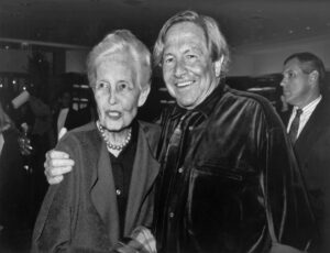 Dominique de Menil and Robert Rauschenberg, Houston, 1991. Courtesy of Menil Archives, The Menil Collection, Houston. Photo Annie Amante