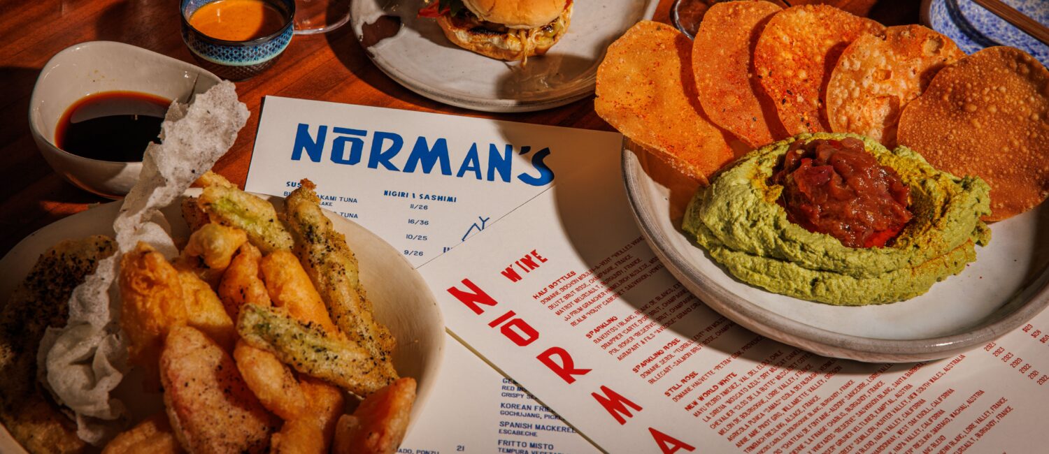 Fritto Misto, BBQ Pork Cheek Sliders, Edamame Hummus