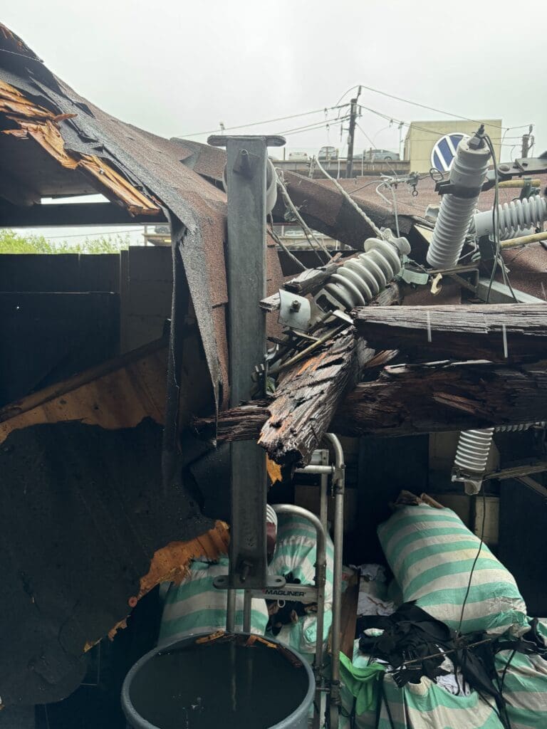 A glimpse into some of the damage at Pico's caused by Hurricane Beryl last year. (Photo by Photos Courtesy of Pico's and The RIchards Family)