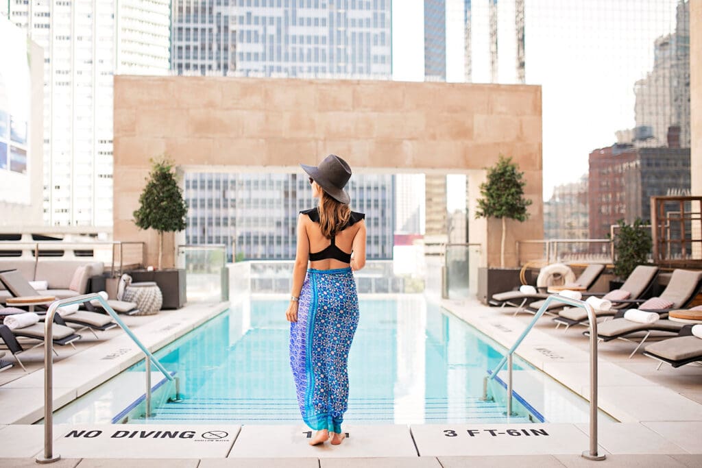 Anchor your downtown Dallas staycation with a stay at The Joule Hotel, where posh dining, spa treatments, rooftop relaxation, and elevated shopping are all within walking distance. (Courtesy The Joule Hotel)
