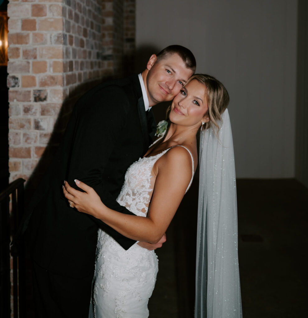 Macey and her husband JT were the first couple to tie the knot at The Blue Magnolia, a new venue near The Woodlands.