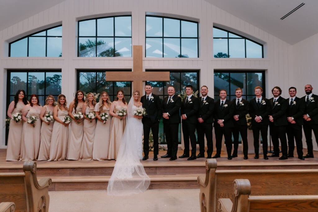 The first wedding at Blue Magnolia ever certainly set a scene. (Photo by Emma Cate McNew Photography)
