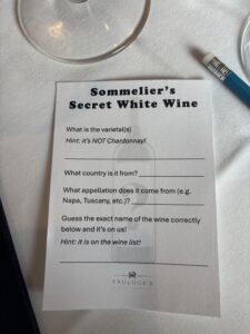 Truluck’s The woodlands mystery wine