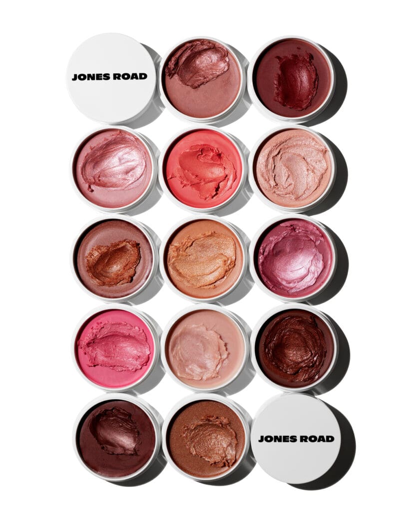 The clean beauty brand prides itself on creating products that are free from phthalates, sulfates, petrolatum, PEGs, cyclic silicones, EDTA, and BPA. (Courtesy of JONES ROAD)