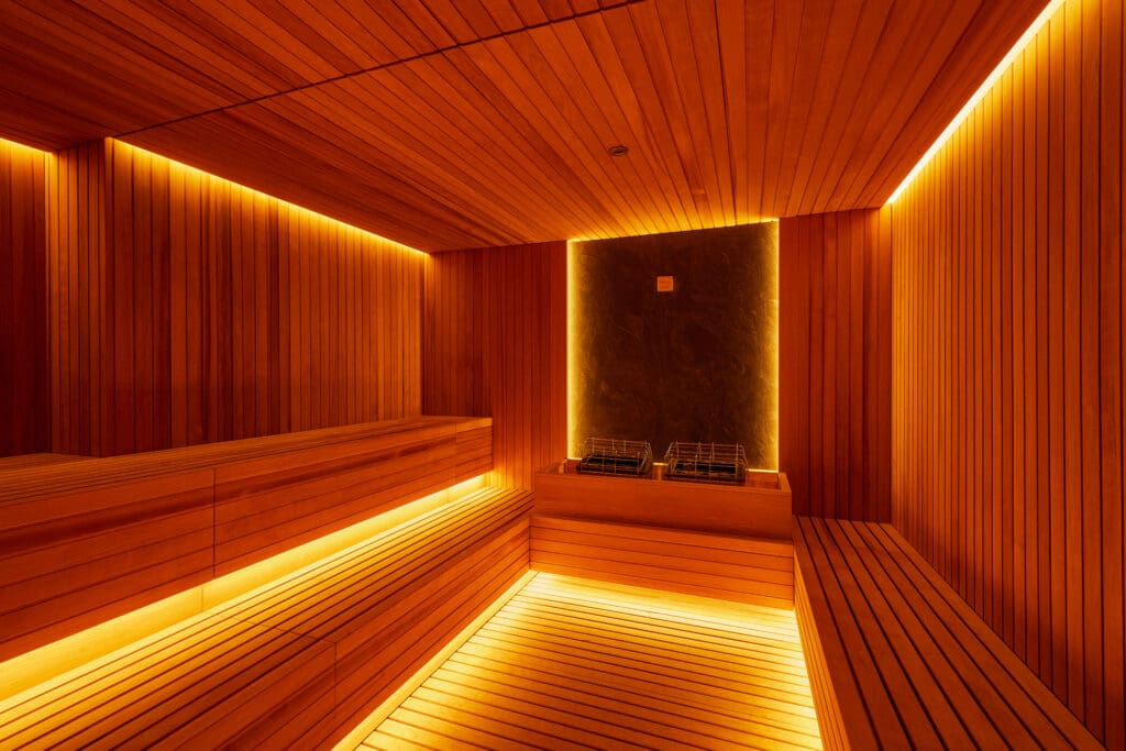 The thermal sauna at Canyon Ranch Fort Worth (Photo Courtesy of Canyon Ranch Fort Worth Wellness Club + Spa)